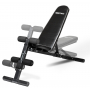 Posilovací lavice FLOW Fitness SMB50 z profilu - možnost polohování